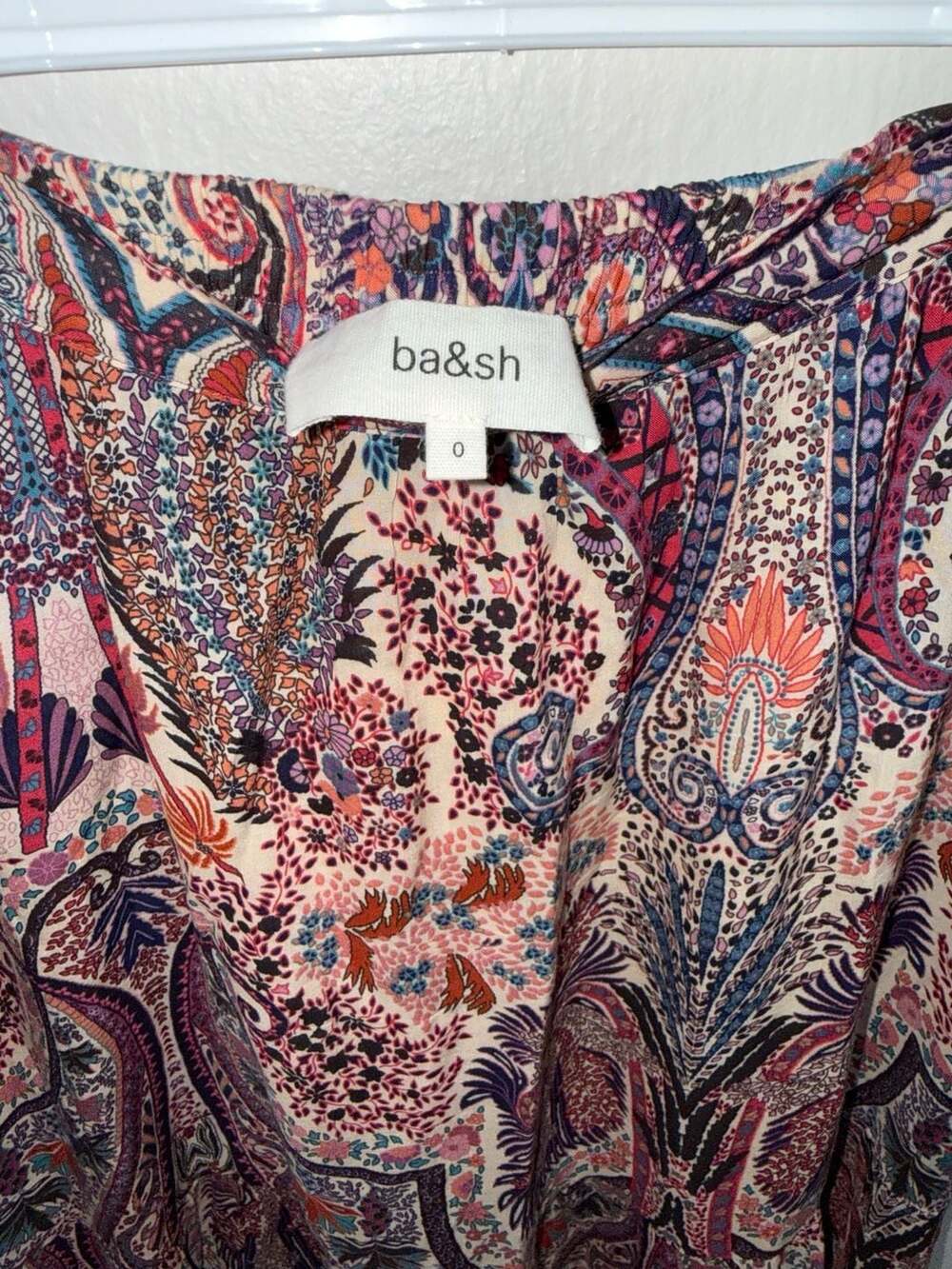ba&sh Lady Skirt - Paisley Print Tiered Maxi Skirt - Picture 6 of 8